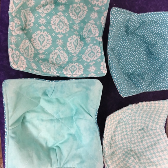 Bowl and plate cozies. Zipper bags. - Picture 7 of 8